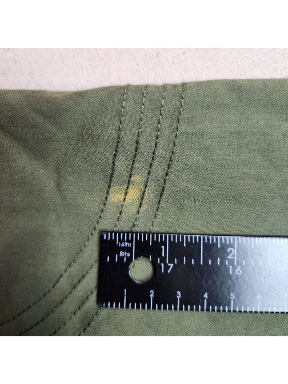 Nike DRI-FIT Women's Utility Cargo Olive Green Pants w/Fabric Belt Sz L 36/31 - Picture 9 of 16